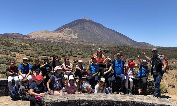 Ruta guiada para niños en Las Cañadas del Teide
