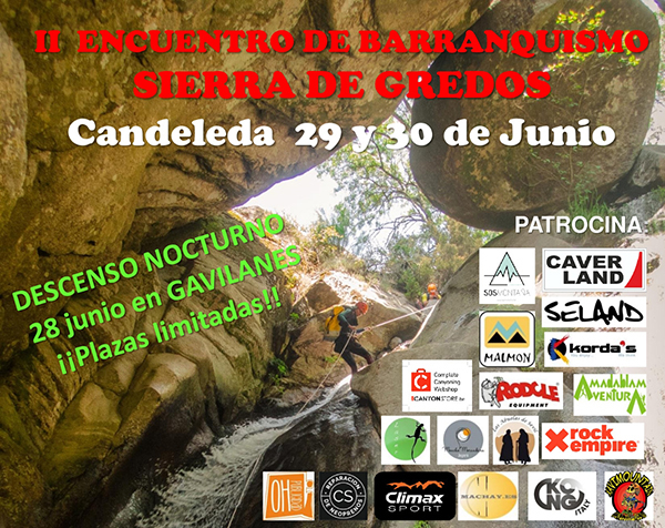 Participación en el II Encuentro de Barranquismo en Sierra de Gredos